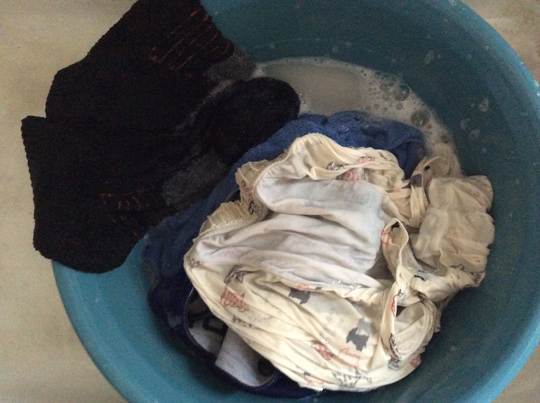 washing socks and underwear together